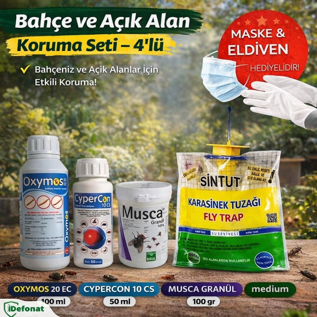 Bahçe ve Açık Alan Koruma Seti – 4’lü
