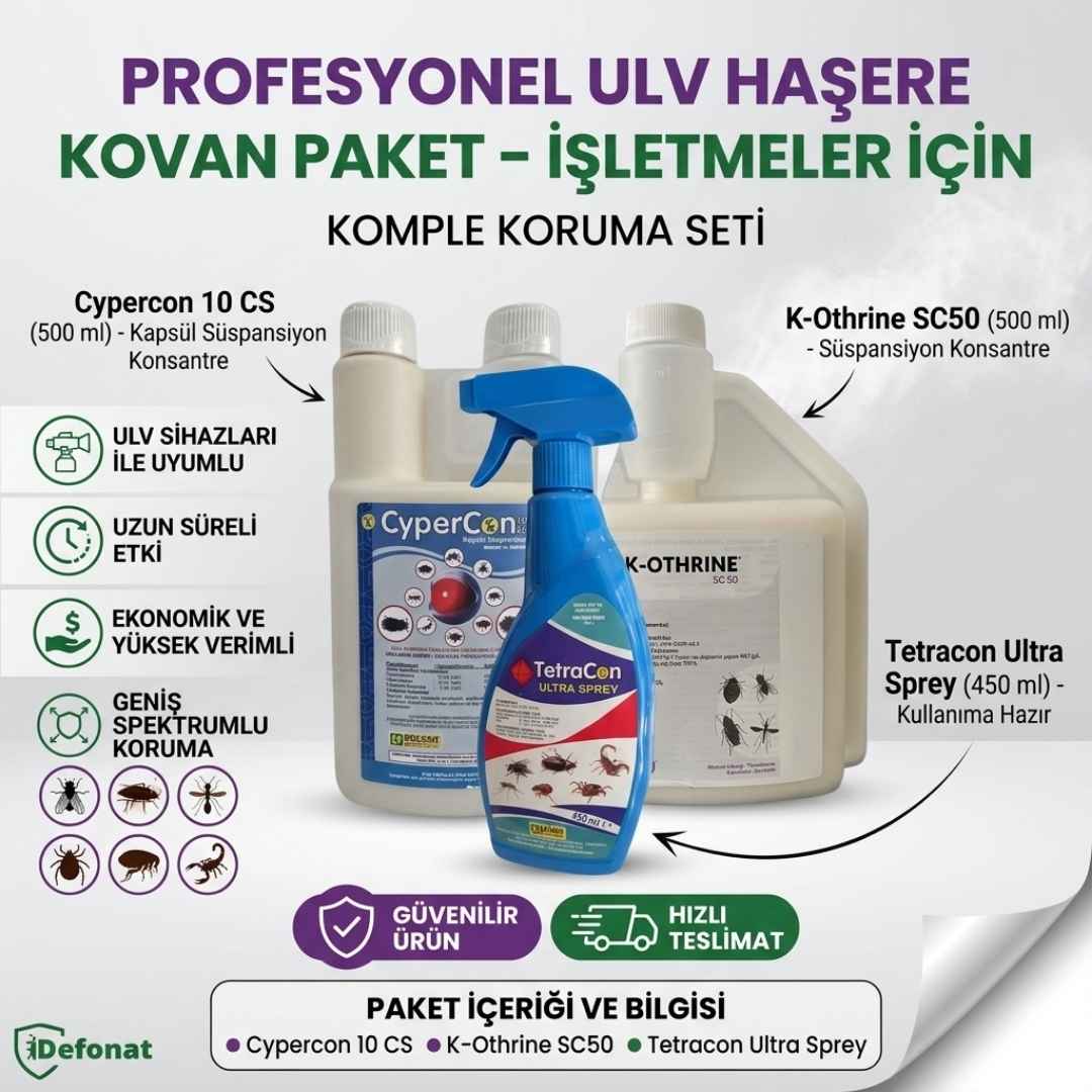 Profesyonel ULV Haşere Kovan Paket – İşletmeler İçin