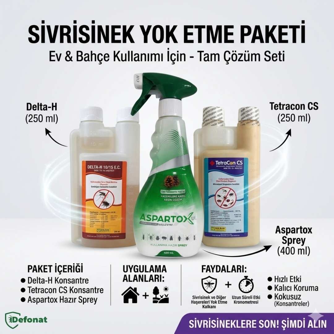 Sivrisinek Yok Etme Paketi – Ev & Bahçe Kullanımı İçin