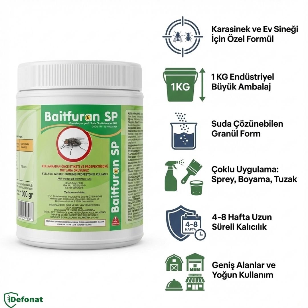 Baitfuran SP Karasinek İlacı 1 kg (1000 g) - Defonat