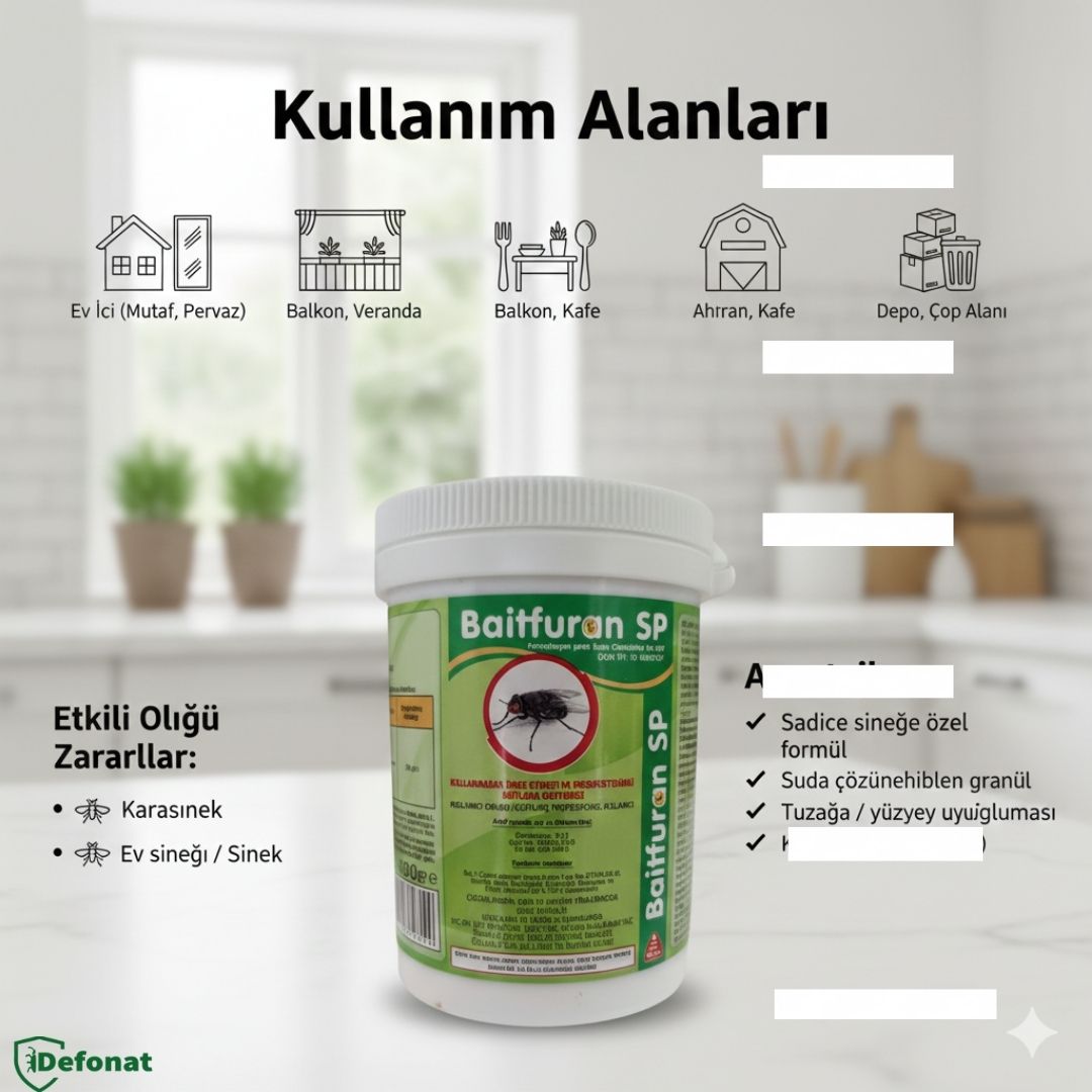 Baitfuran SP Karasinek İlacı 100 g - Defonat
