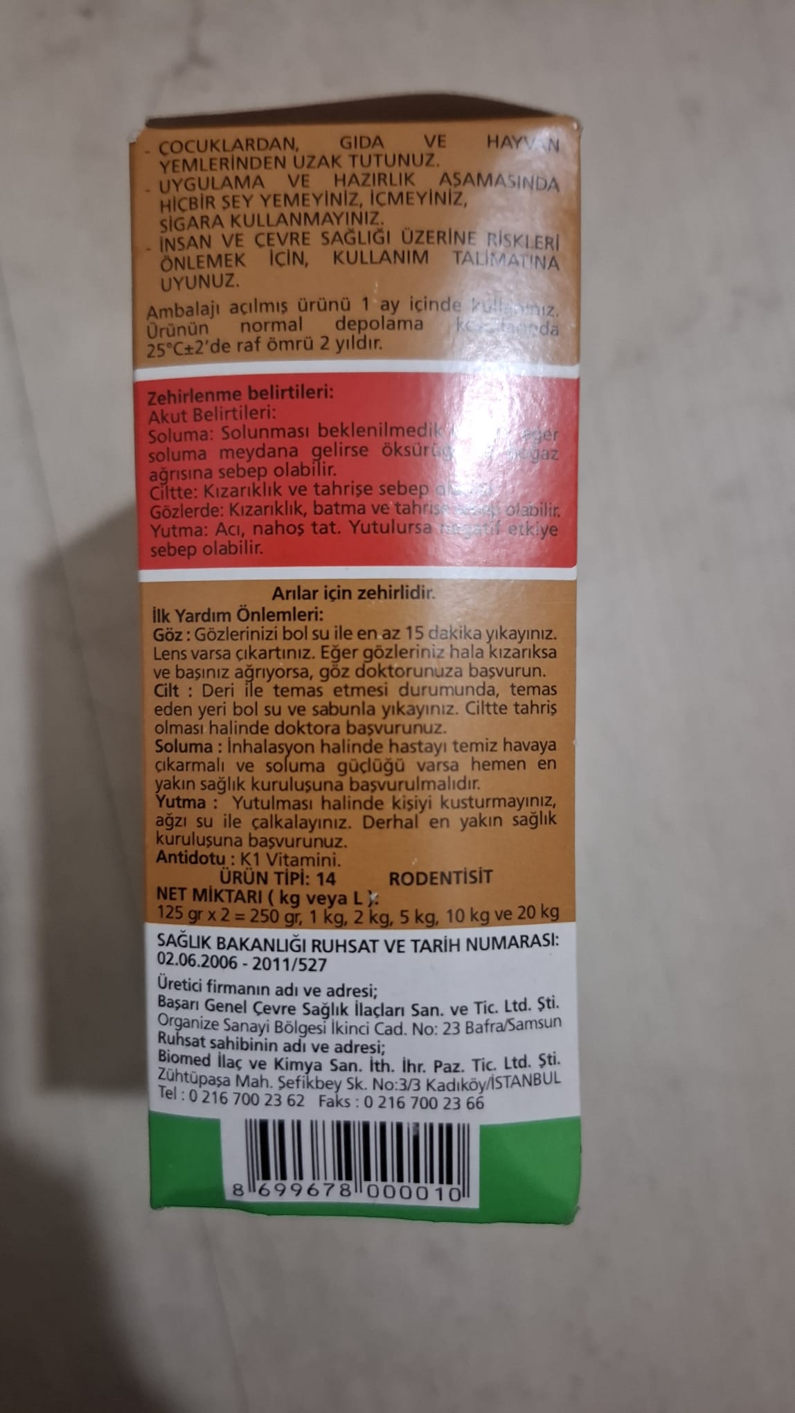 Farmin Buğday Fare ve Kemirgen Yemi – 250 gr - Defonat