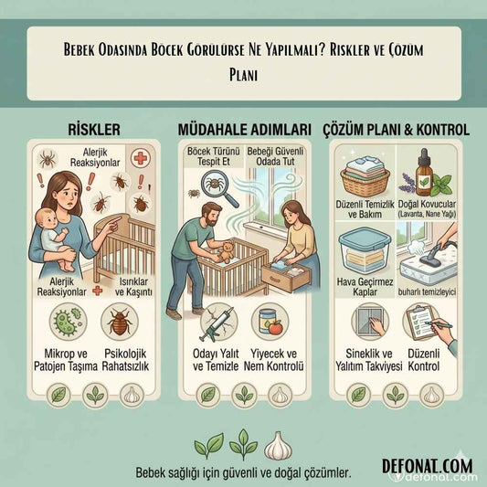 Bebek Odasında Böcek Görülürse Ne Yapılmalı? Riskler ve Çözüm Planı