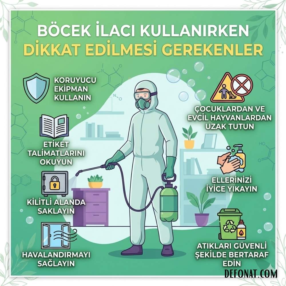 Böcek İlacı Kullanırken Dikkat Edilmesi Gerekenler: Kapsamlı Bir Rehber