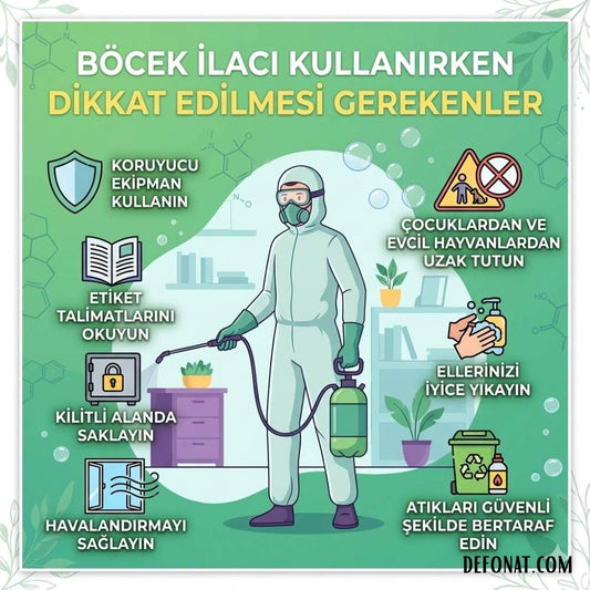 Böcek İlacı Kullanırken Dikkat Edilmesi Gerekenler: Kapsamlı Bir Rehber