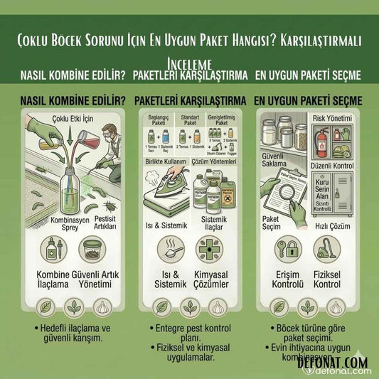 Çoklu Böcek Sorunu İçin En Uygun Paket Hangisi? Karşılaştırmalı İnceleme