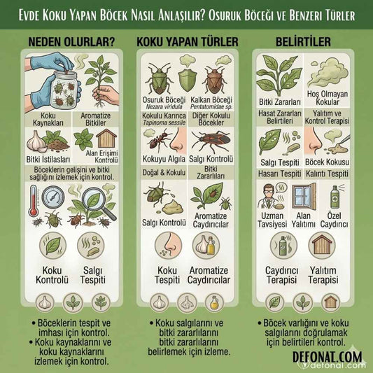 Evde Koku Yapan Böcek Nasıl Anlaşılır? Osuruk Böceği ve Benzeri Türler