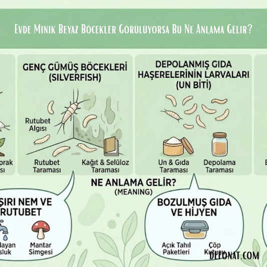 Evde Minik Beyaz Böcekler Görülüyorsa Bu Ne Anlama Gelir?