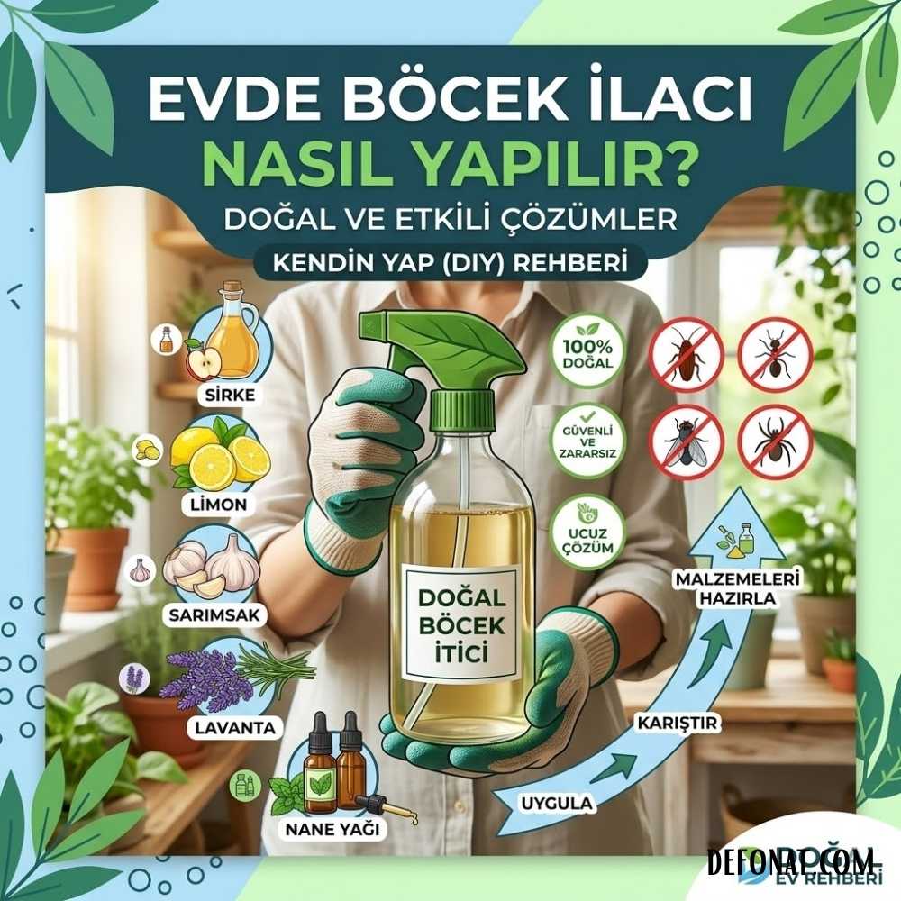 Evde Böcek İlacı Nasıl Yapılır: Kapsamlı Bir Rehber