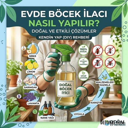 Evde Böcek İlacı Nasıl Yapılır: Kapsamlı Bir Rehber
