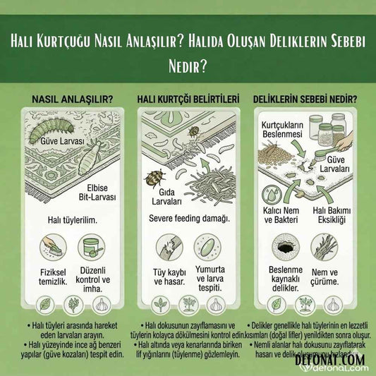 Halı Kurtçuğu Nasıl Anlaşılır? Halıda Oluşan Deliklerin Sebebi Nedir?