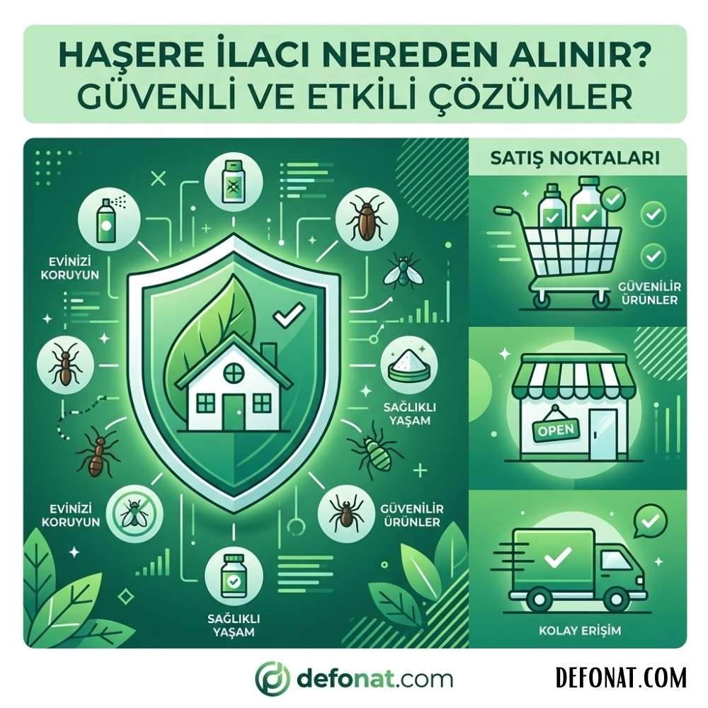 Haşere İlacı Nereden Alınır?