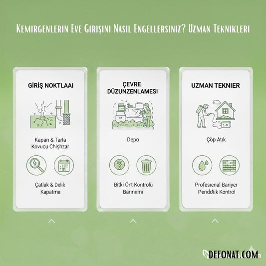 Kemirgenlerin Eve Girişini Nasıl Engellersiniz? Uzman Teknikleri