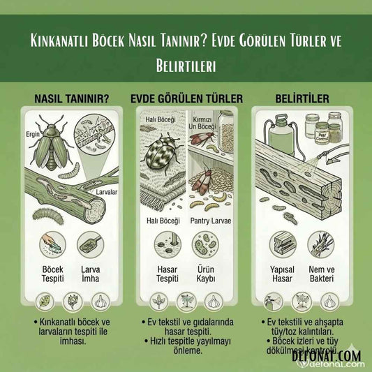 Kınkanatlı Böcek Nasıl Tanınır? Evde Görülen Türler ve Belirtileri
