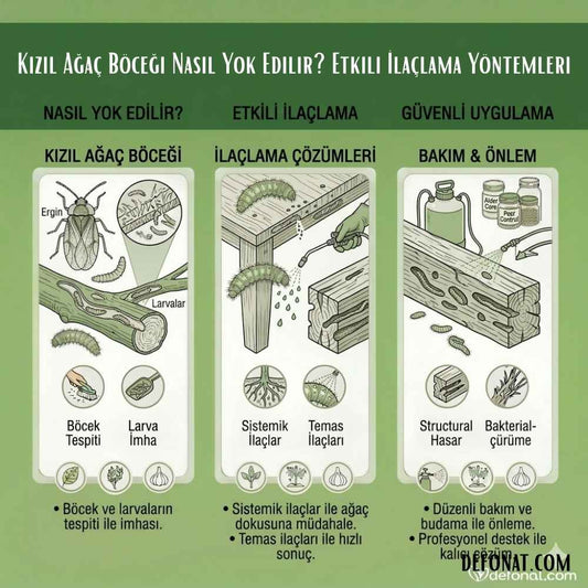Kızıl Ağaç Böceği Nasıl Yok Edilir? Etkili İlaçlama Yöntemleri