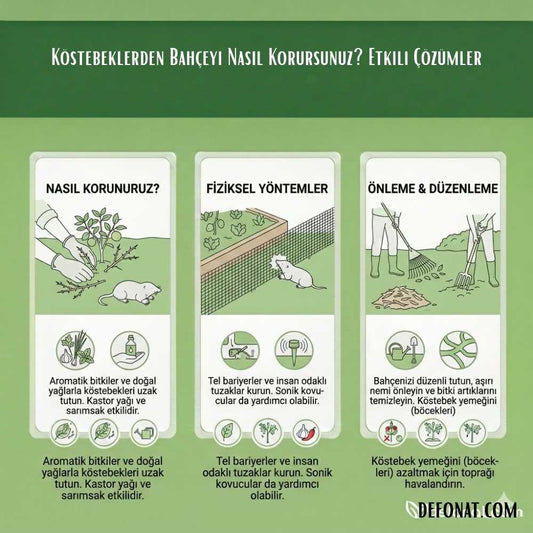 Köstebeklerden Bahçeyi Nasıl Korursunuz? Etkili Çözümler