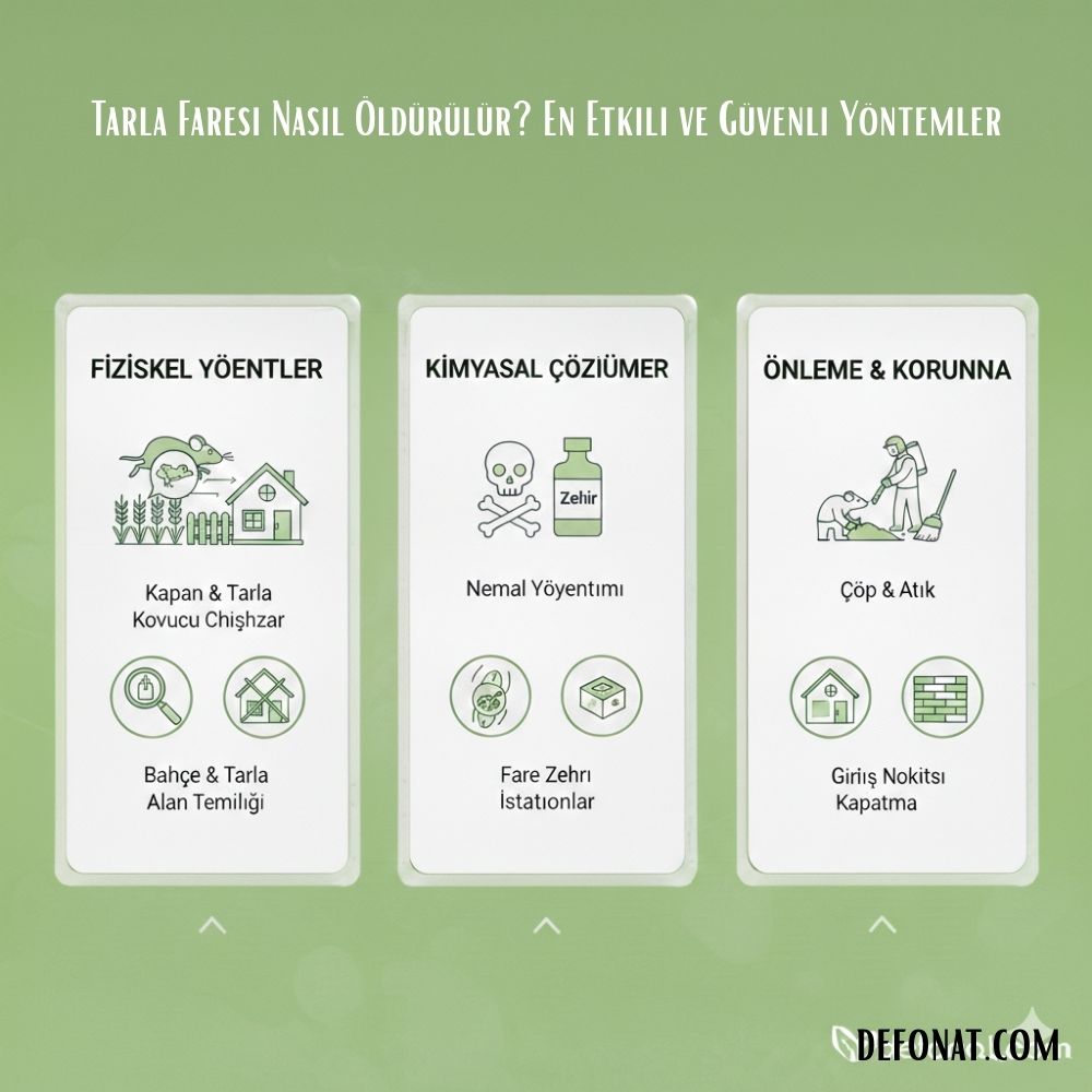 Tarla Faresi Nasıl Öldürülür? En Etkili ve Güvenli Yöntemler
