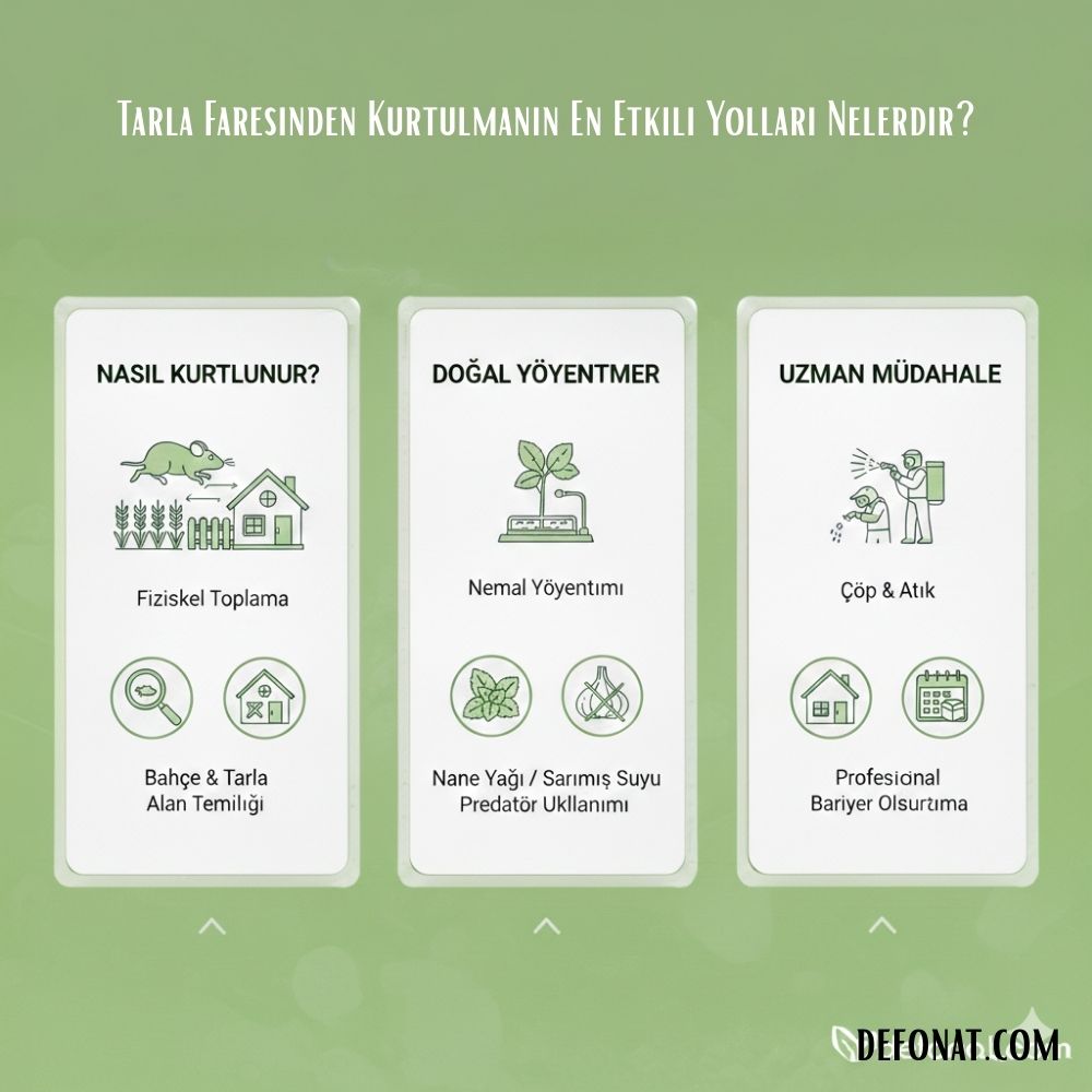 Tarla Faresinden Kurtulmanın En Etkili Yolları Nelerdir?