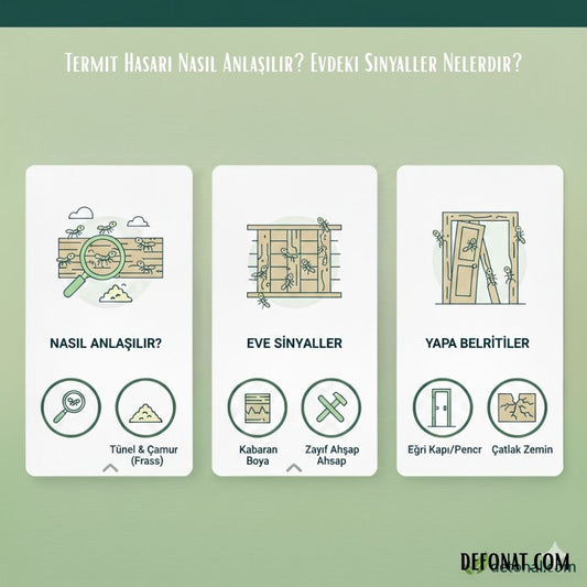 Termit Hasarı Nasıl Anlaşılır? Evdeki Sinyaller Nelerdir?