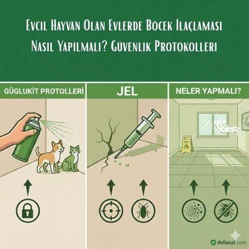 Evcil Hayvan Olan Evlerde Böcek İlaçlaması Nasıl Yapılmalı? Güvenlik Protokolleri - Defonat