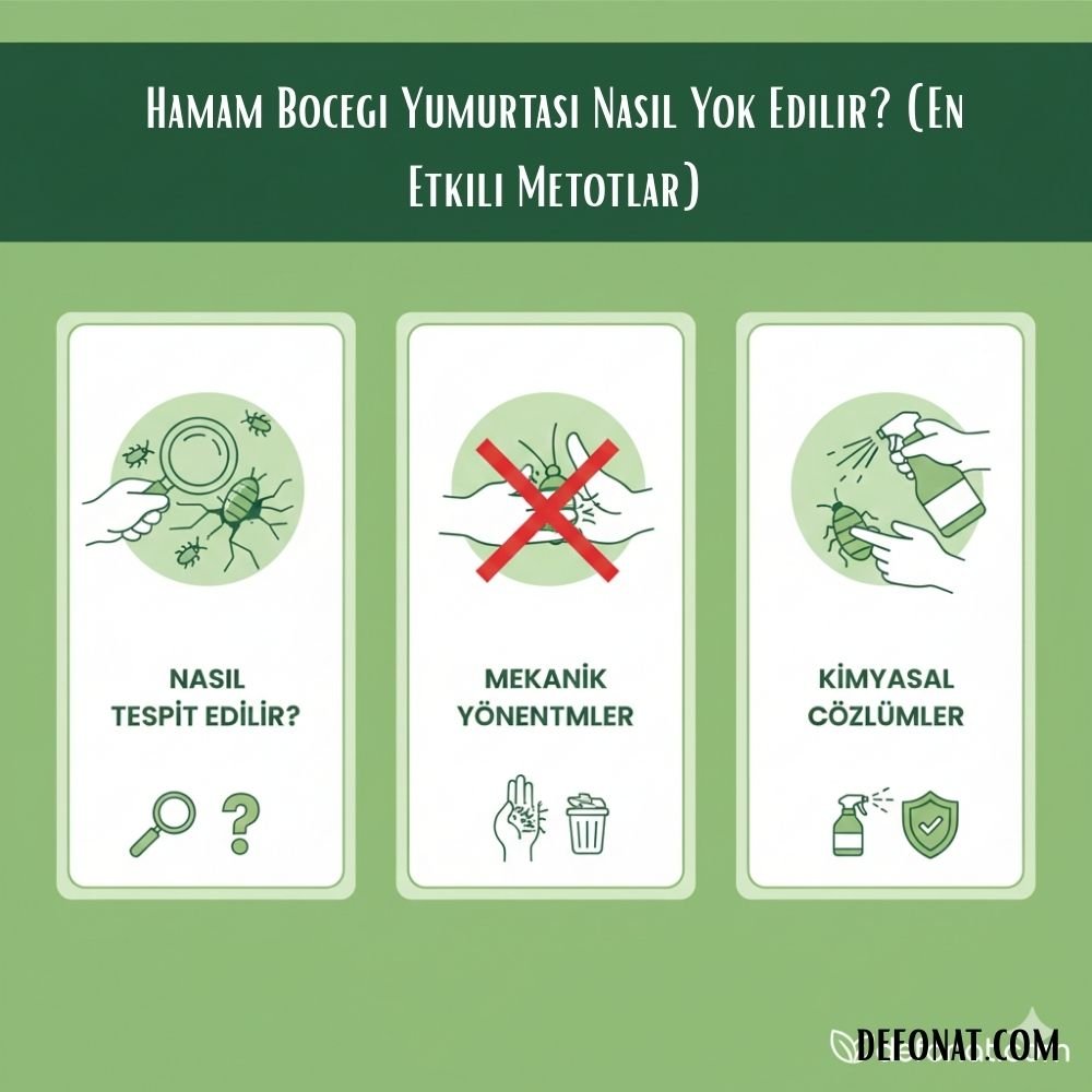 Hamam Bocegi Yumurtasi Nasil Yok Edilir? (En Etkili Metotlar) - Defonat