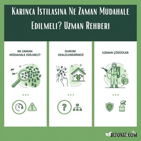 Karınca İstilasına Ne Zaman Müdahale Edilmeli? Uzman Rehberi - Defonat