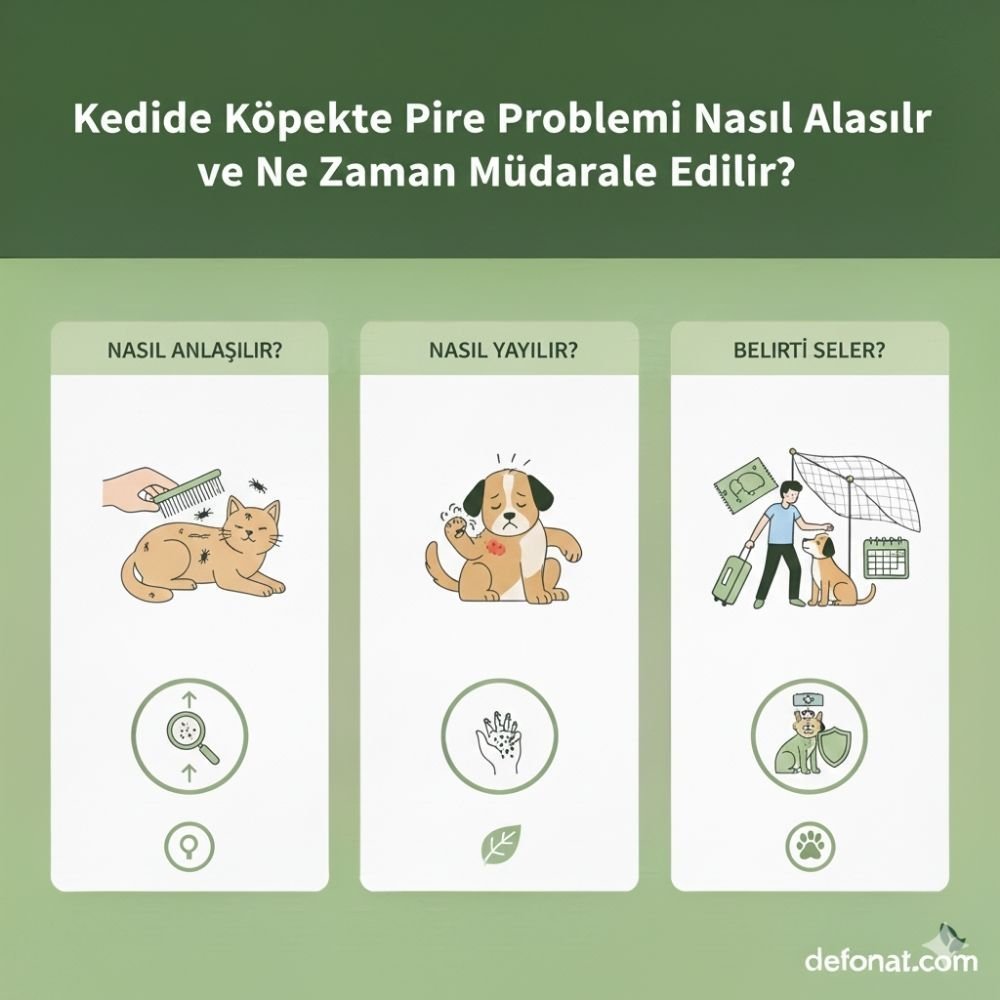 Kedide Köpekte Pire Problemi Nasıl Anlaşılır ve Ne Zaman Müdahale Edilir? - Defonat