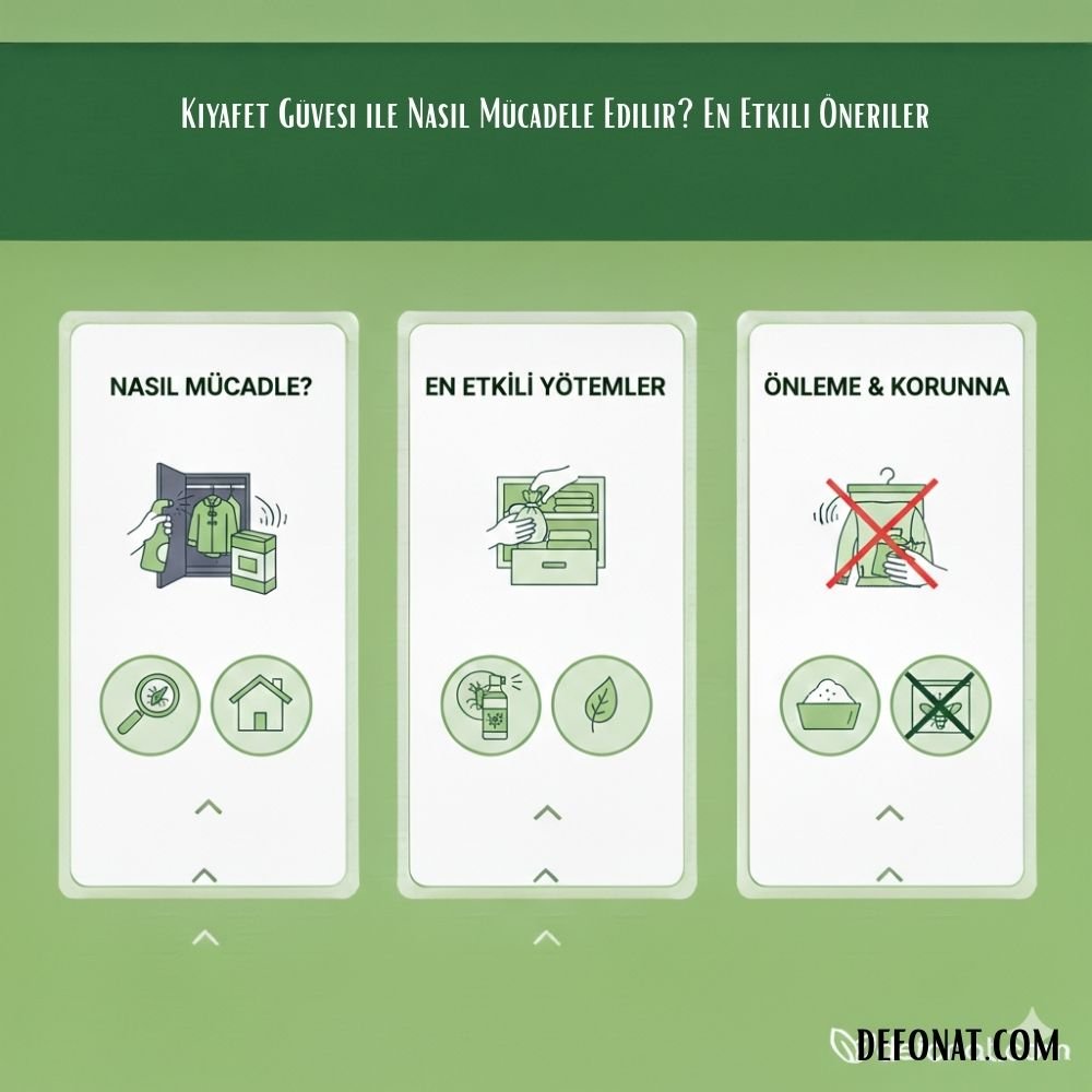Kıyafet Güvesi ile Nasıl Mücadele Edilir? En Etkili Öneriler - Defonat