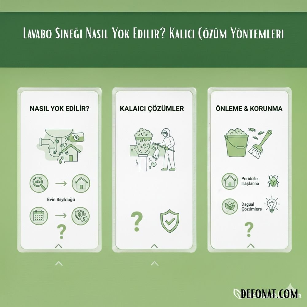 Lavabo Sineği Nasıl Yok Edilir? Kalıcı Çözüm Yöntemleri - Defonat