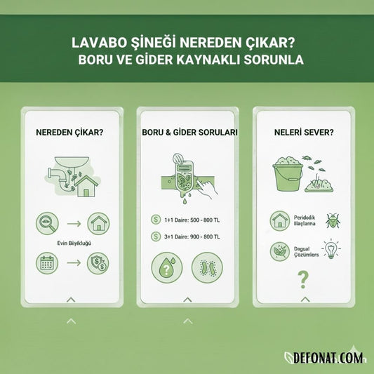 Lavabo Sineği Nereden Çıkar? Boru ve Gider Kaynaklı Sorunlar - Defonat