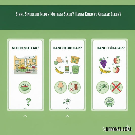 Sirke Sinekleri Neden Mutfagi Seçer? Hangi Koku ve Gidalar Çeker? - Defonat