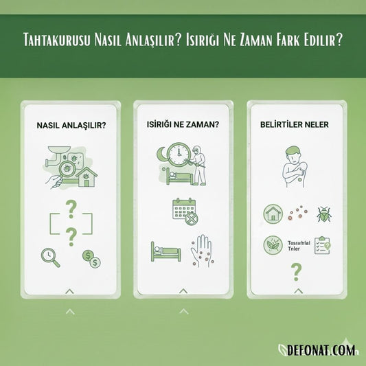 Tahtakurusu Nasıl Anlaşılır? Isırığı Ne Zaman Fark Edilir? - Defonat