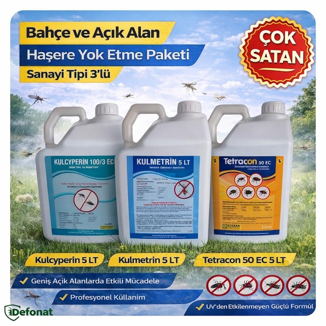 Bahçe ve Açık Alan Haşere Yok Etme Paketi – Sanayi Tipi 3’lü