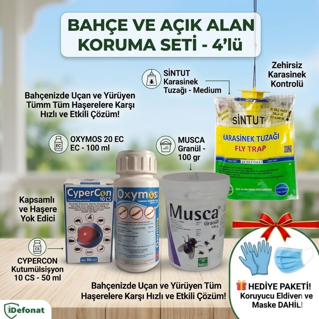 Bahçe ve Açık Alan Koruma Seti – 4’lü