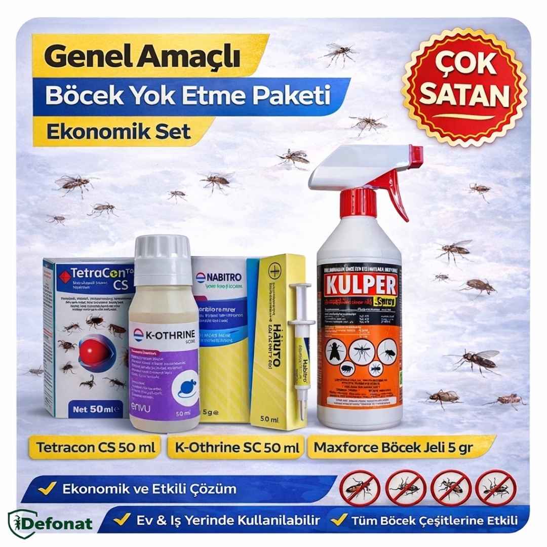 Genel Amaçlı Böcek Yok Etme Paketi – Ekonomik Set