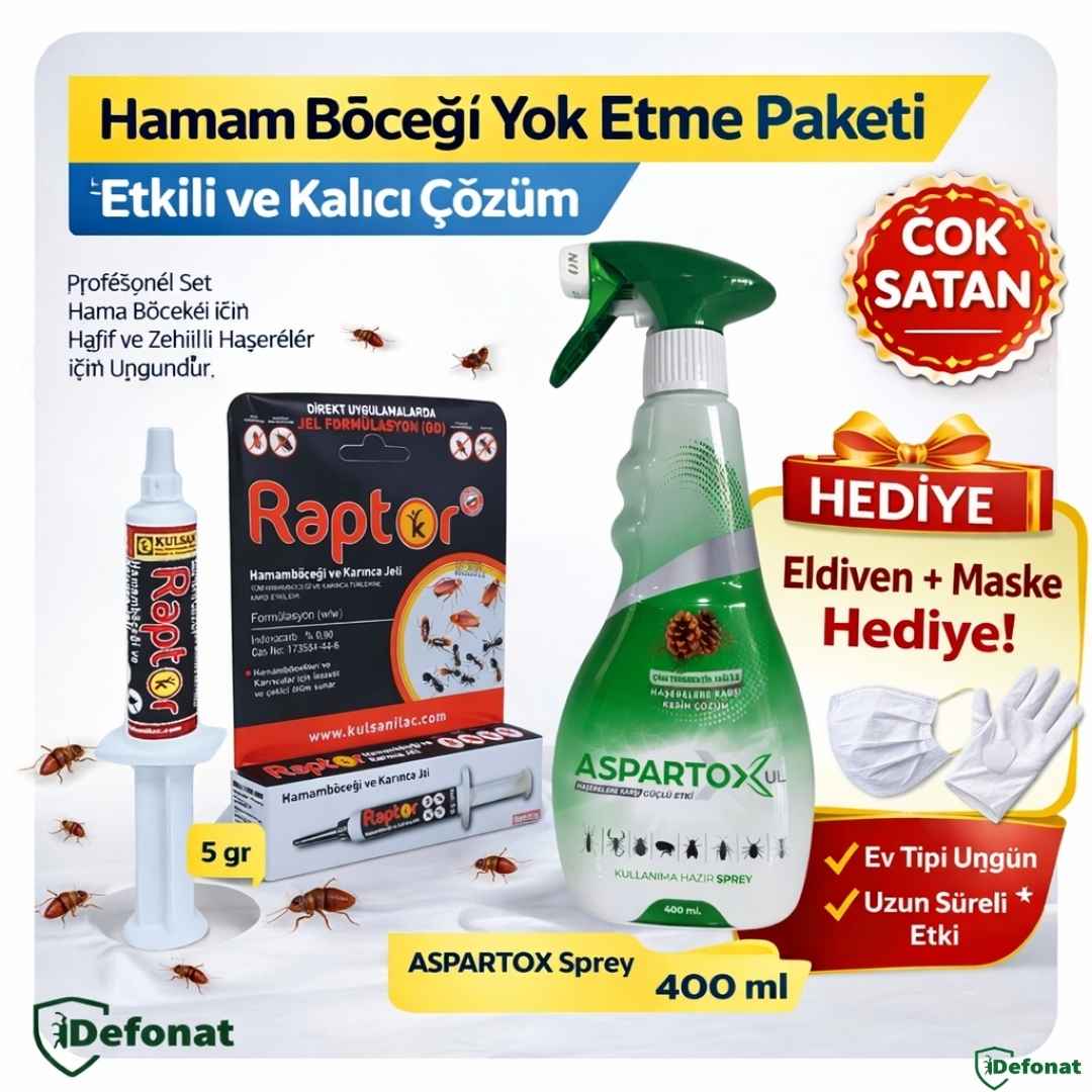 Hamam Böceği Yok Etme Paketi – Etkili ve Kalıcı Çözüm