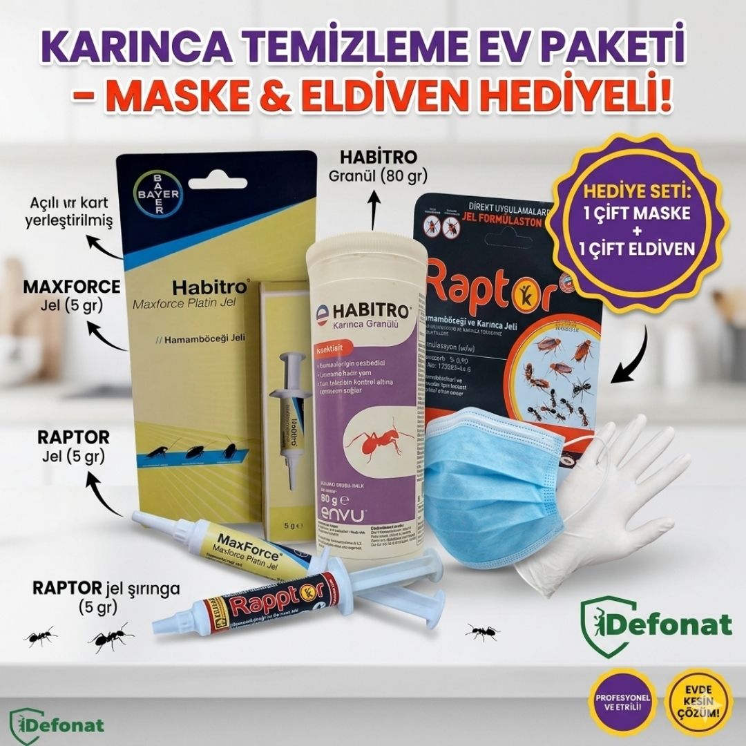 Karınca Temizleme Ev Paketi