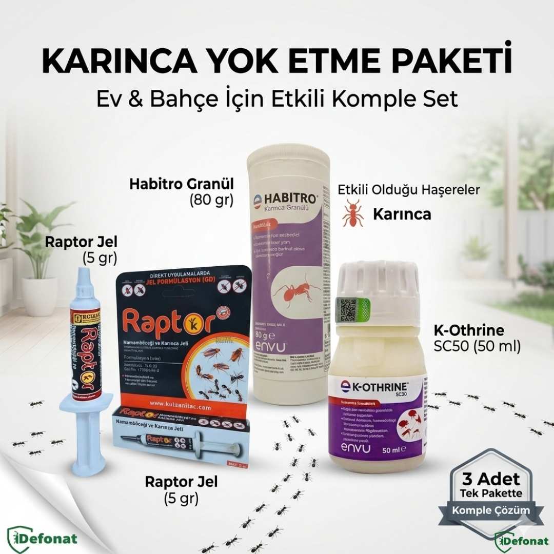 Karınca Yok Etme Paketi – Ev & Bahçe İçin Etkili Set