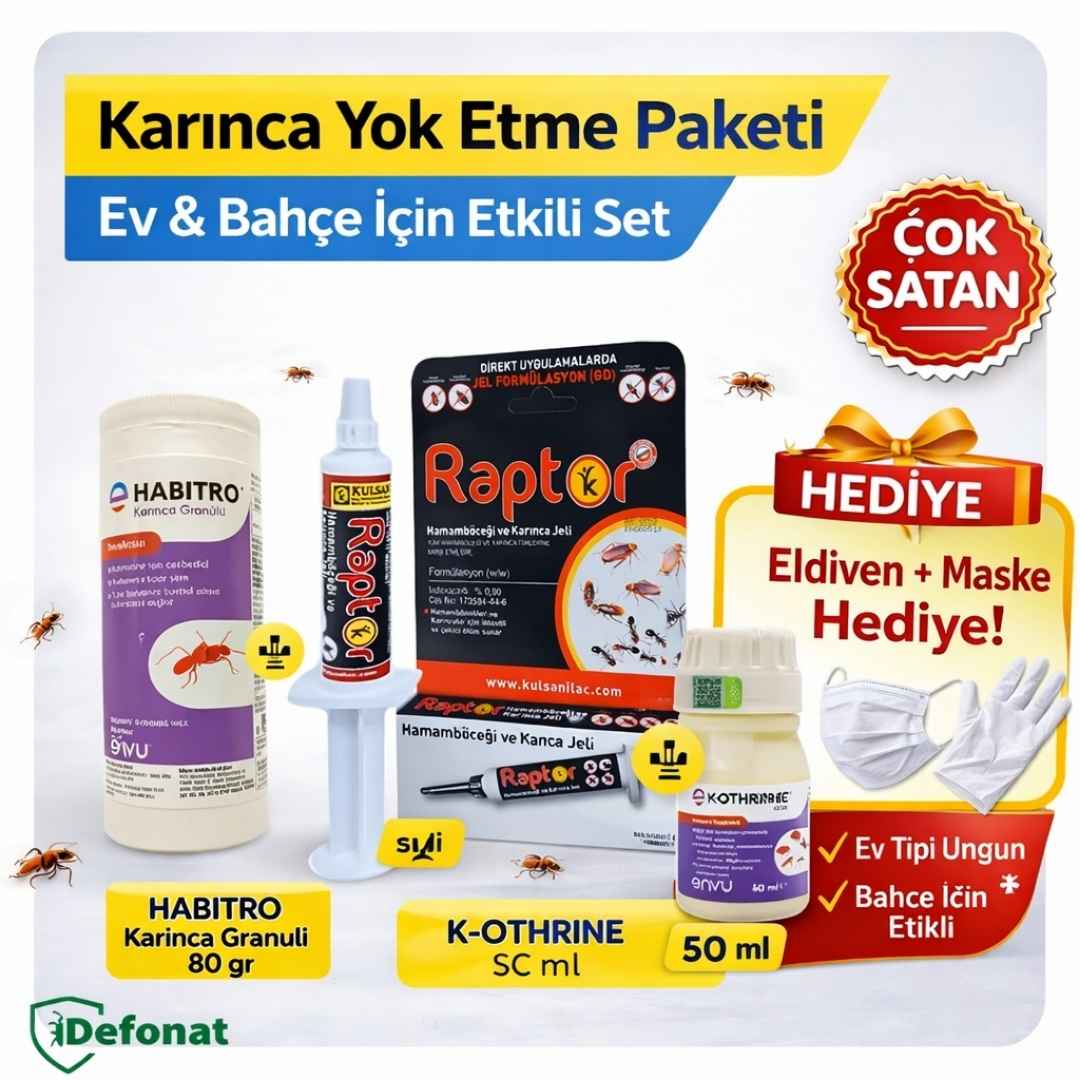 Karınca Yok Etme Paketi – Ev & Bahçe İçin Etkili Set