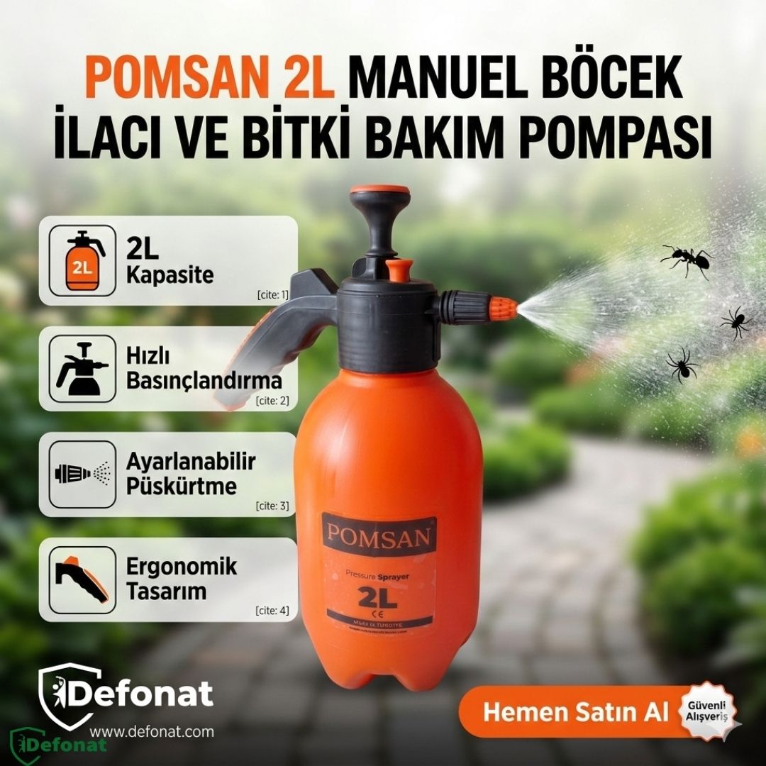 Pomsan 2 Litre Manuel El İlaçlama Pompası k-53