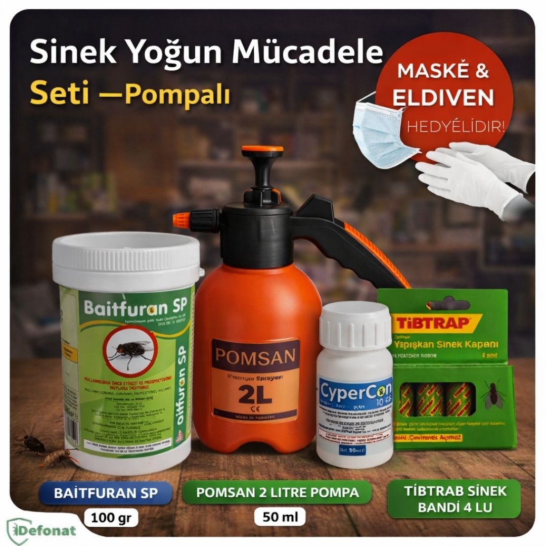 Sinek Yoğun Mücadele Seti – Pompalı