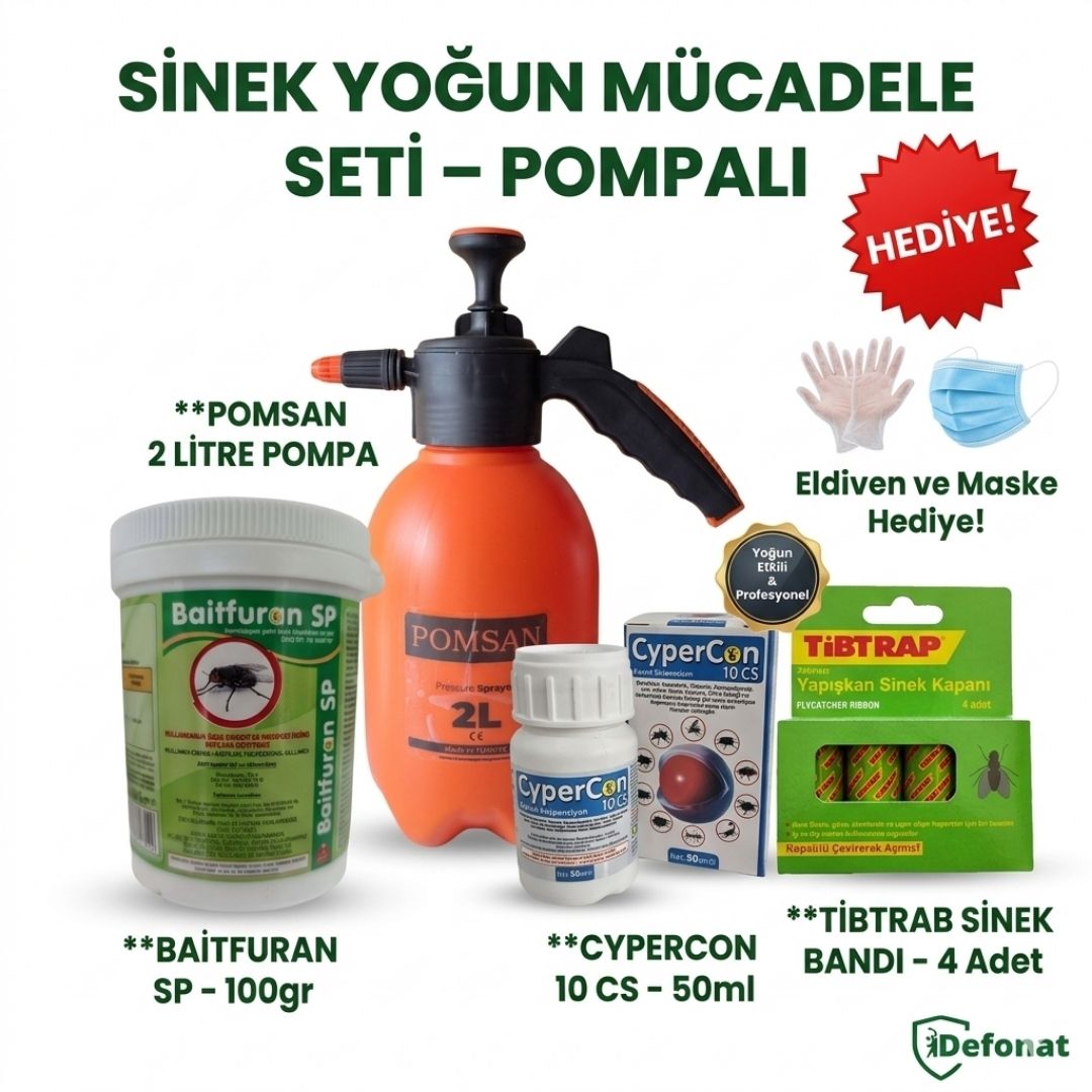 Sinek Yoğun Mücadele Seti – Pompalı