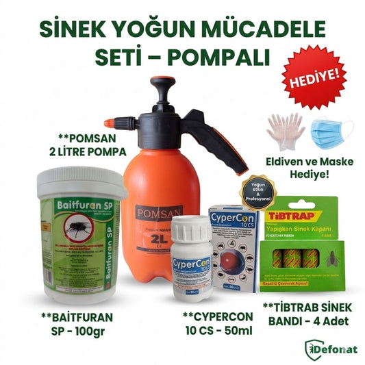 Sinek Yoğun Mücadele Seti – Pompalı