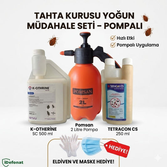 Tahta Kurusu Yoğun Müdahale Seti – Pompalı