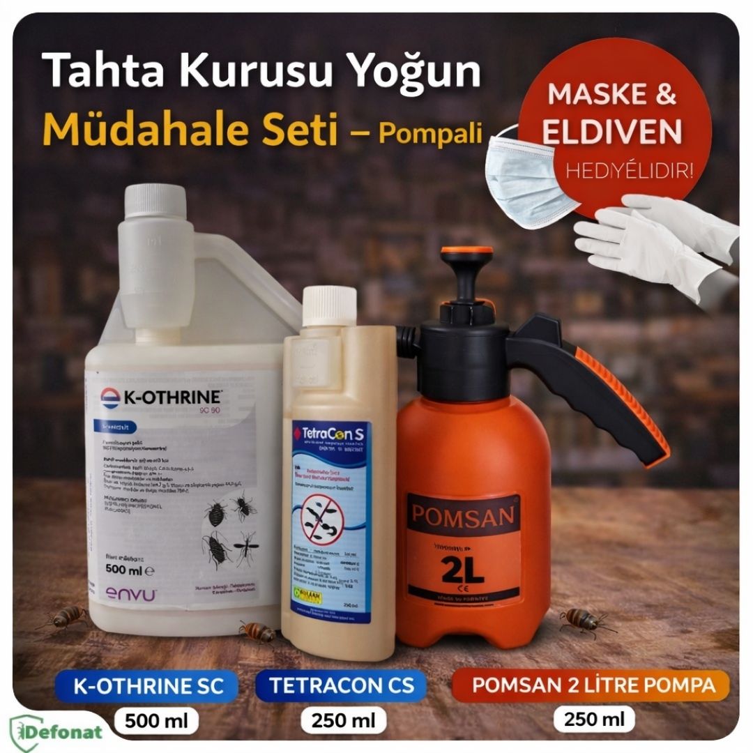 Tahta Kurusu Yoğun Müdahale Seti – Pompalı