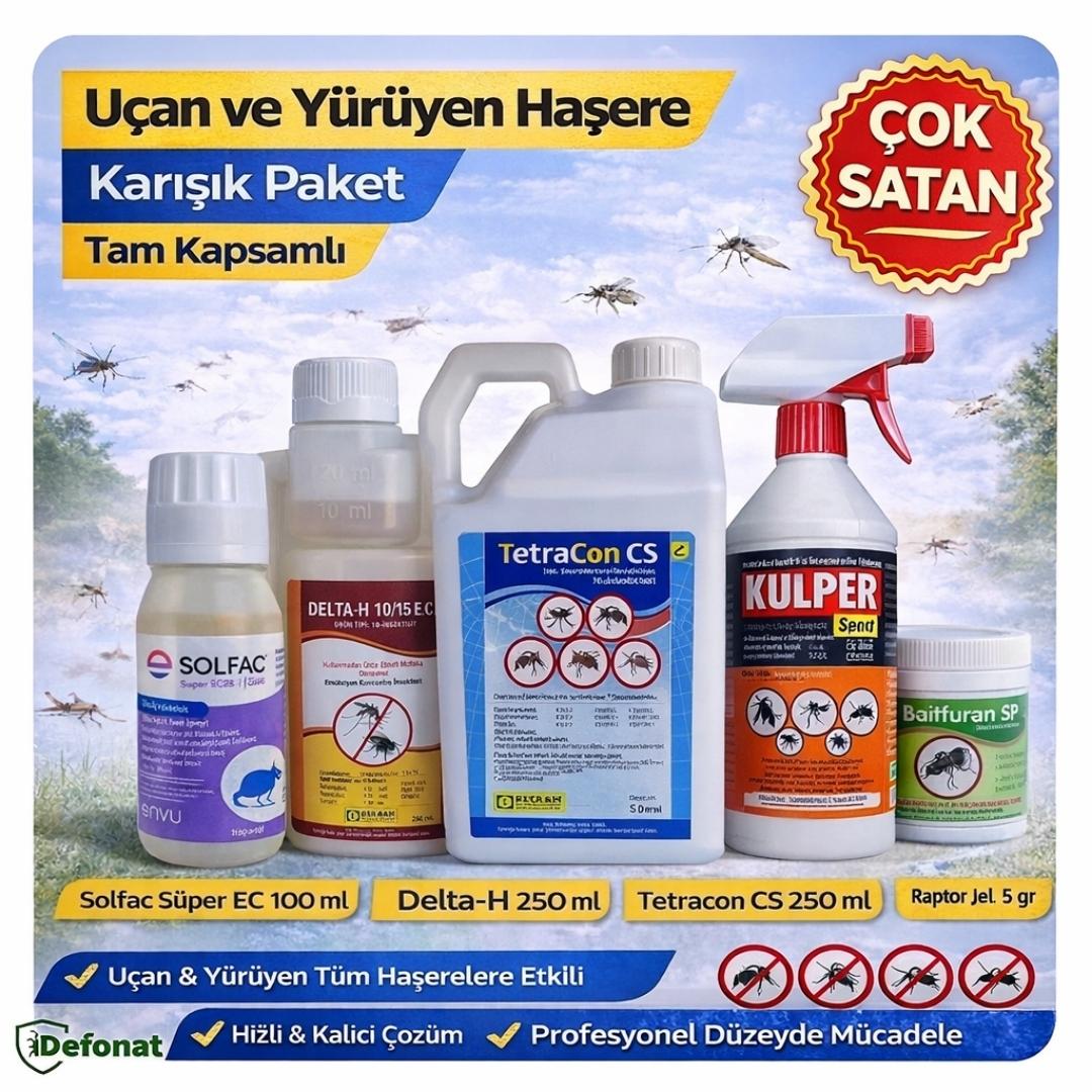 Uçan ve Yürüyen Haşere Karışık Paket – Tam Kapsamlı