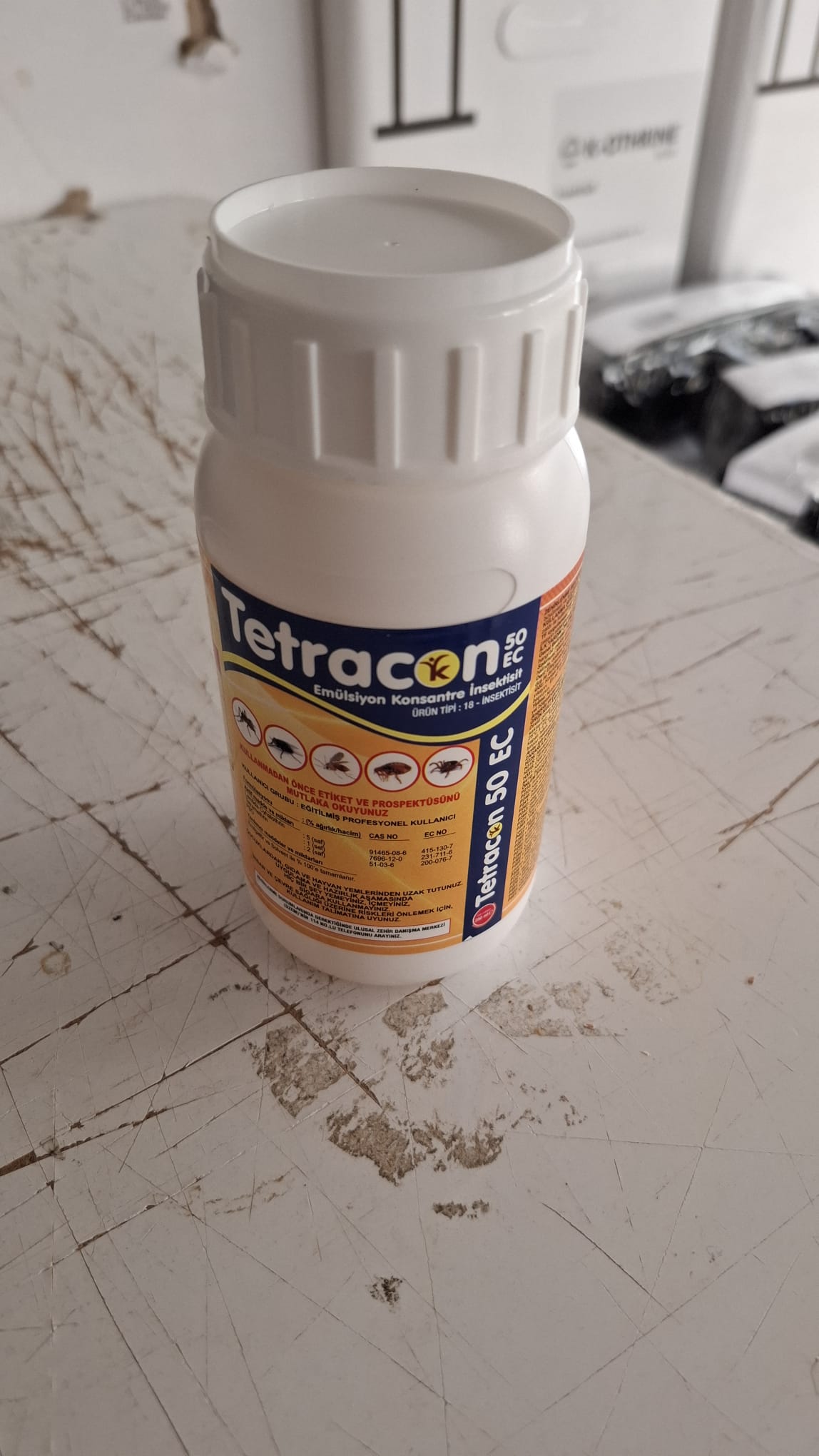 Tetracon 50 EC Haşere İlacı – 250 ml (Hızlı Etkili Konsantre)