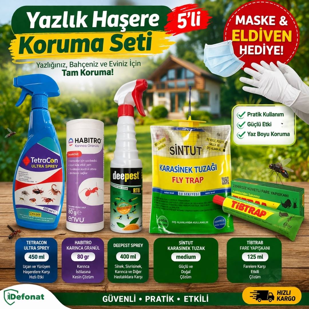 Yazlık Haşere Koruma Seti – 5’li