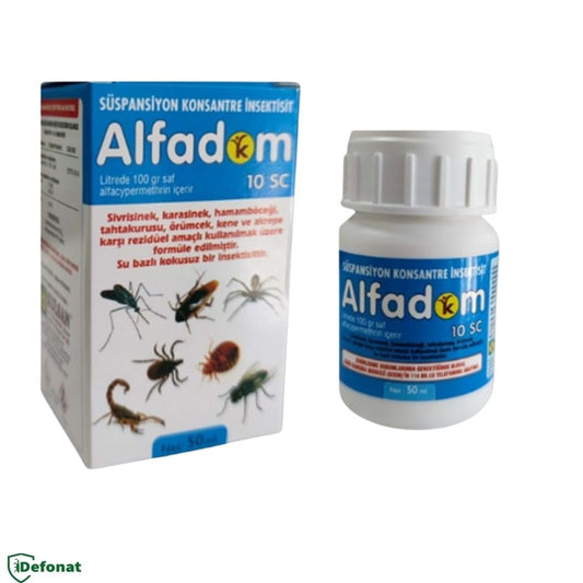 Alfadom 10 SC Süspansiyon Konsantre Haşere İlacı – 50 ml - Defonat