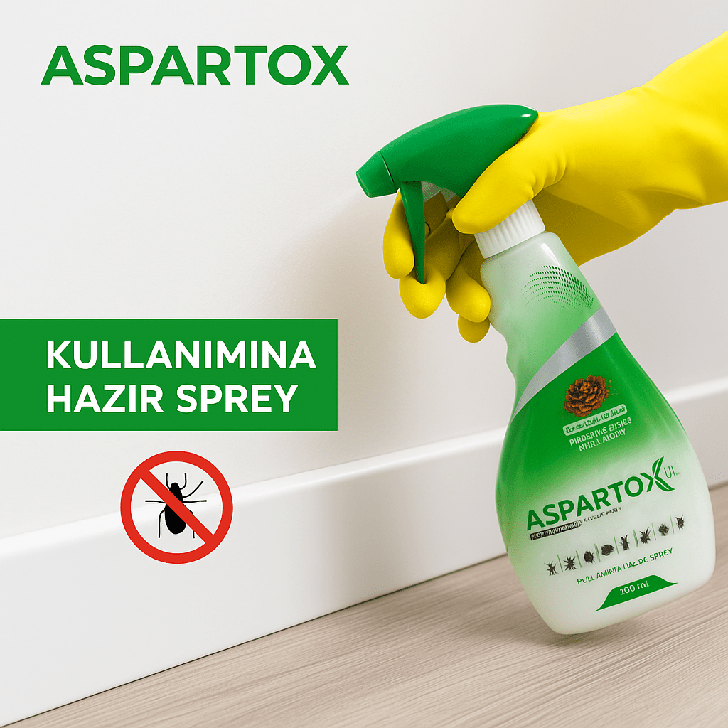 Aspartox Haşere Öldürücü Sprey – 400 ml (Hazır Kullanım) - Defonat
